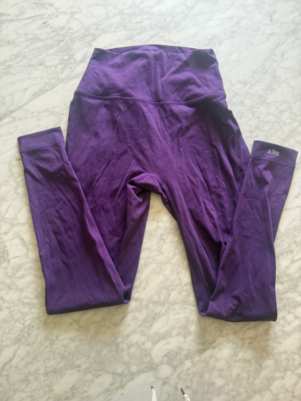 SET Active Sport Body Matching Set: Purple Dip Sports Bra, Legging, size medium - Picture 7 of 7